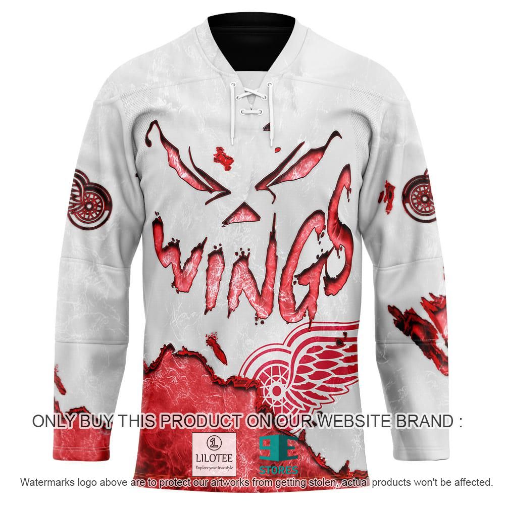 Detroit Red Wings Blood Personalized Hockey Jersey Shirt - LIMITED EDITION 20
