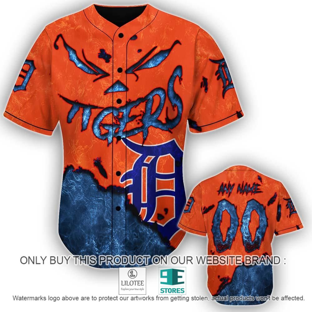 Detroit Tigers Blood Personalized Baseball Jersey - LIMITED EDITION 11