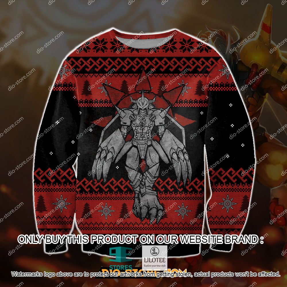 Digimon Wargreymon Ugly Christmas Sweater - LIMITED EDITION 11