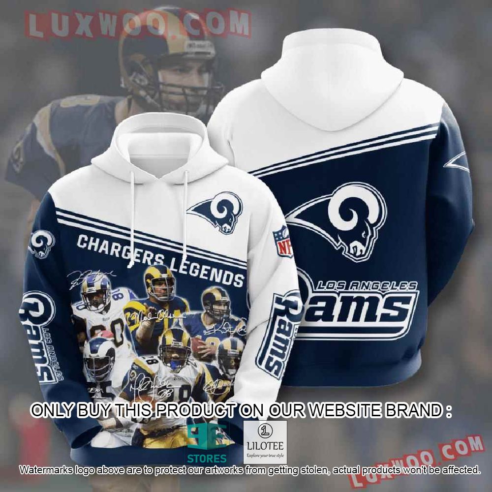 NFL Los Angeles Rams Chargers Legends 3D Hoodie - LIMITED EDITION 11