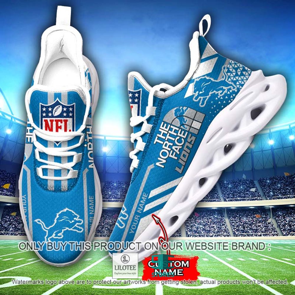 NFL The North Face Detroit Lions Your Name Clunky Max Soul Shoes - LIMITED EDITION 13