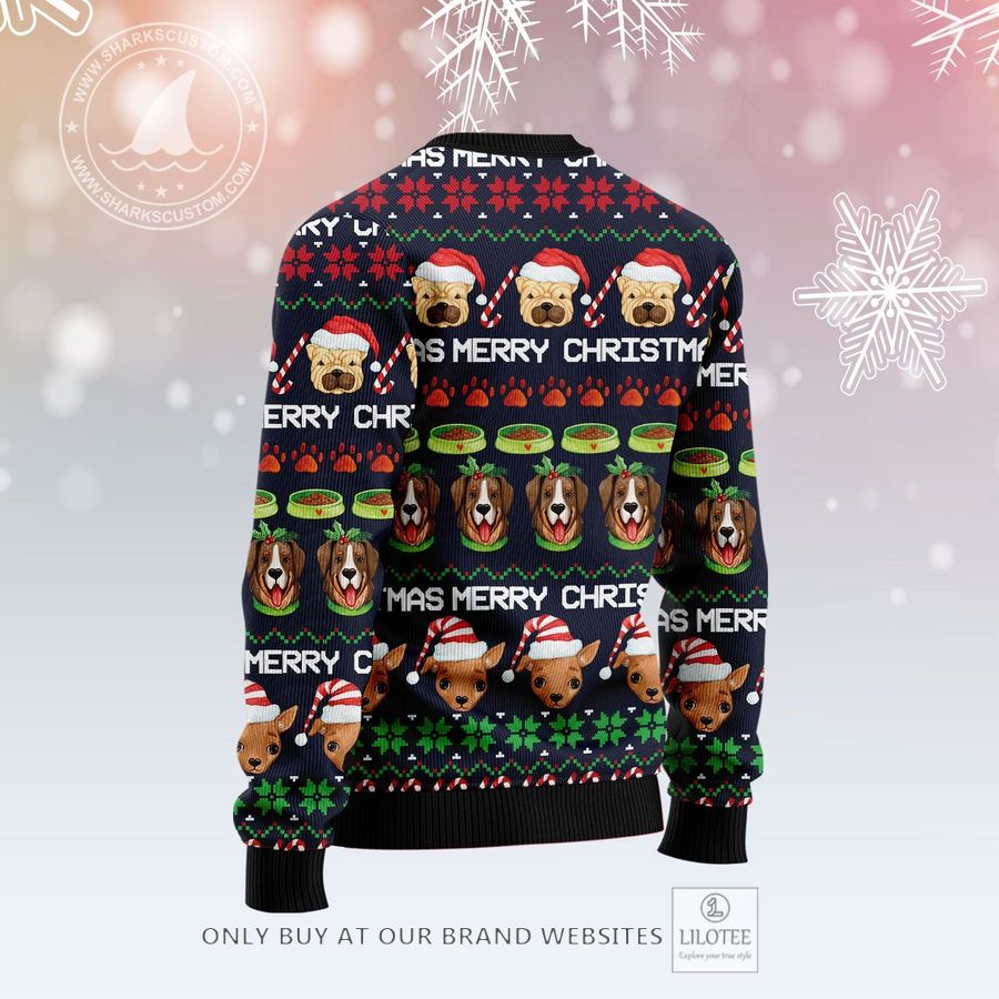 Alternative view of Dog Cute Fac Ugly Christmas Sweater - LIMITED EDITION