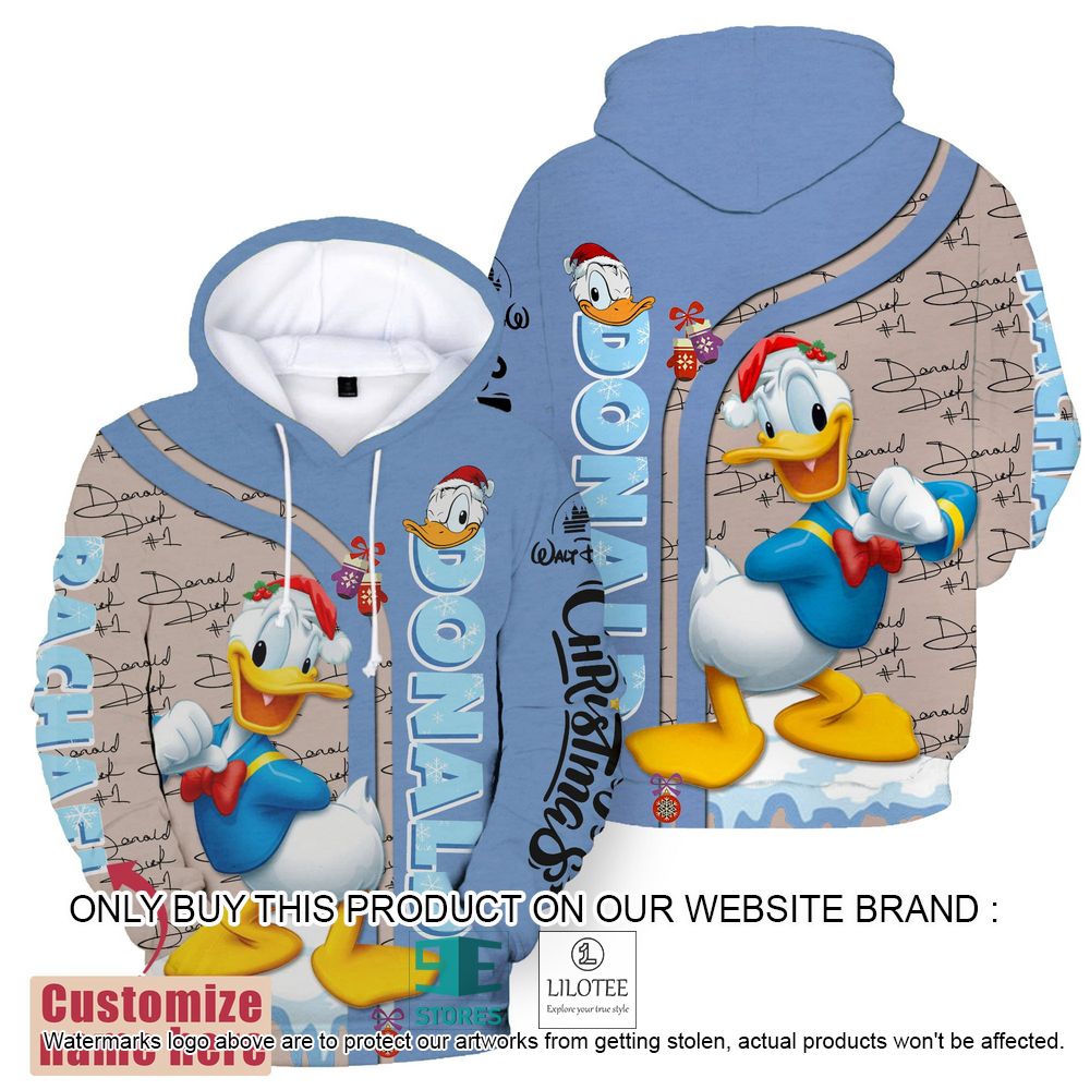 Donald Duck Disney Custom Name 3D Hoodie - LIMITED EDITION 7