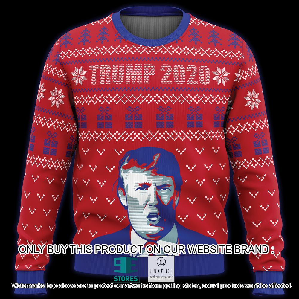 Donald Trump 2020 Ugly Christmas Sweater - LIMITED EDITION 5