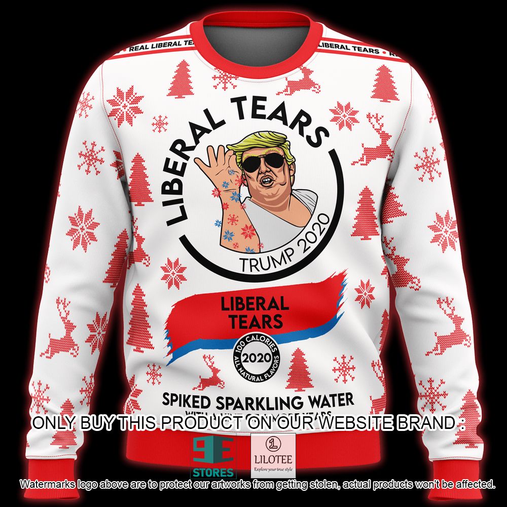 Donald Trump Liberal Tears 2020 Ugly Christmas Sweater - LIMITED EDITION 4