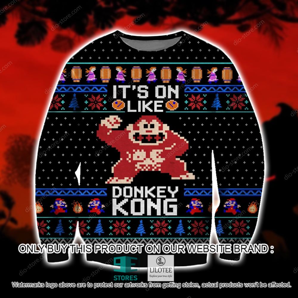 Donkey Kong It's On Like Christmas Ugly Sweater - LIMITED EDITION 11