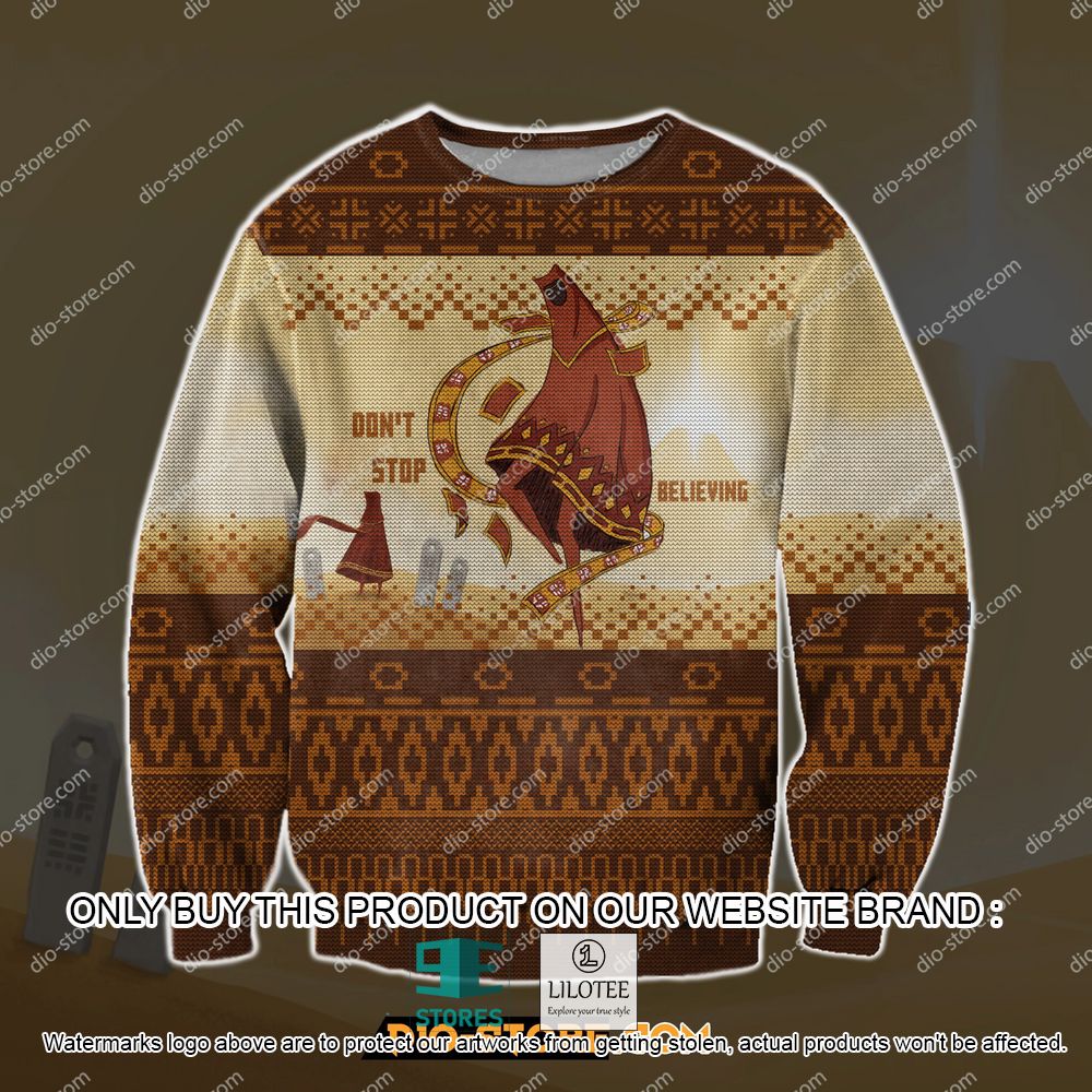 Don't Stop Believing Ugly Christmas Sweater - LIMITED EDITION 11