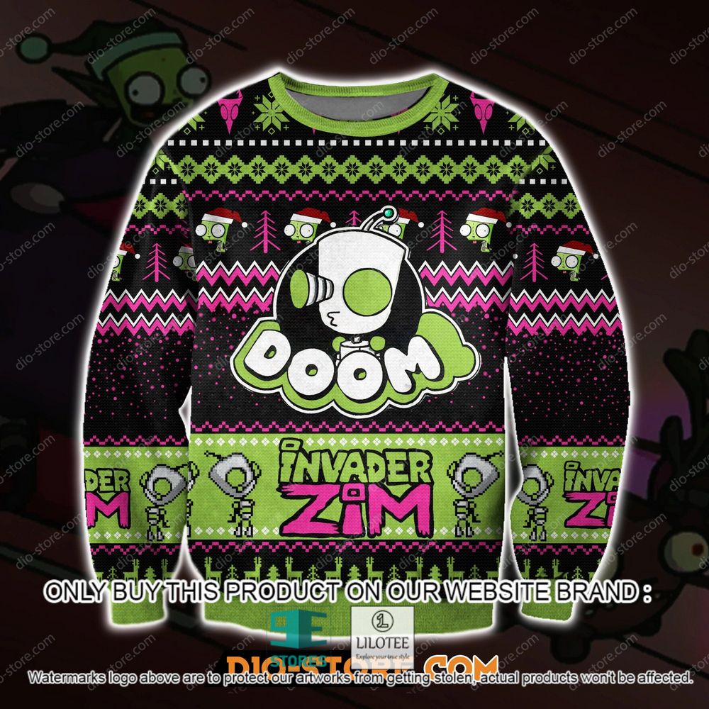 Doom Invader Zim Christmas Ugly Sweater - LIMITED EDITION 10