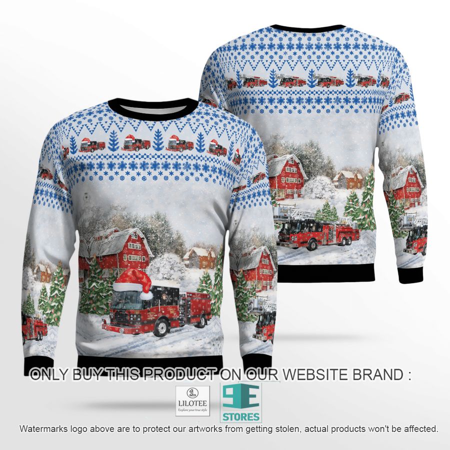 Downers Grove, DuPage County, Illinois, Downers Grove Fire Department Christmas Sweater 12