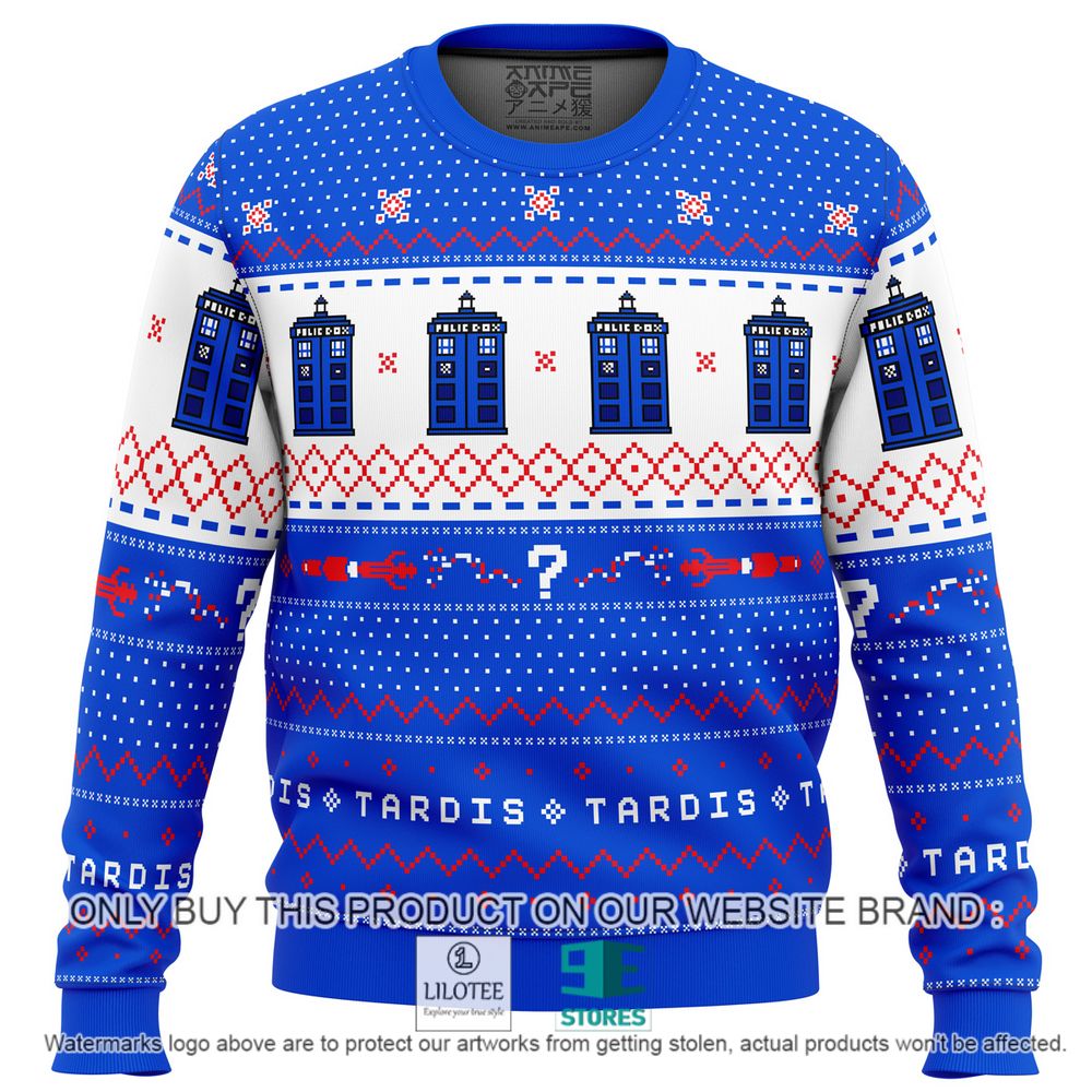 Dr. Who TARDIS Christmas Sweater - LIMITED EDITION 10