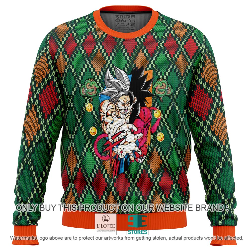 Dragon Ball Z SSJ4 Goku Anime Christmas Sweater - LIMITED EDITION 11