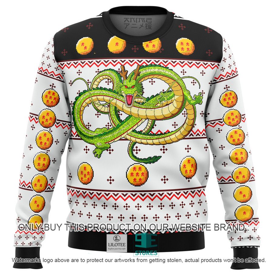 Dragonball Z Shenron Knitted Wool Sweater 8