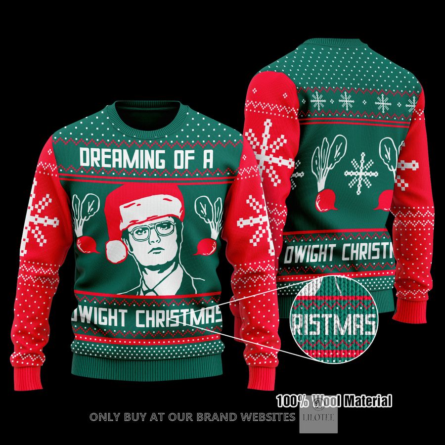 Dreaming of a The Office Dwight Schrute Wool Sweater 8