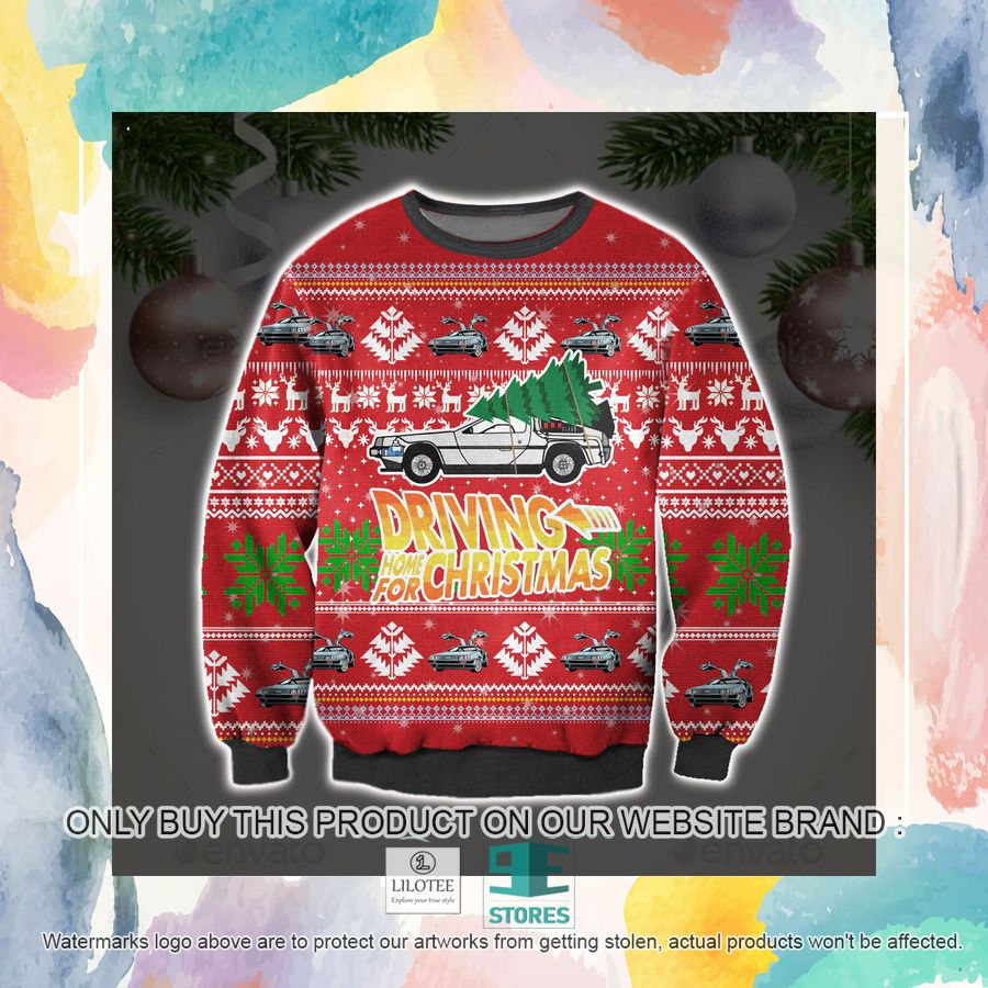 Driving Home For Ugly Christmas Sweater, Sweatshirt 3 Driving Home For Ugly Christmas Sweater, Sweatshirt - Image 3