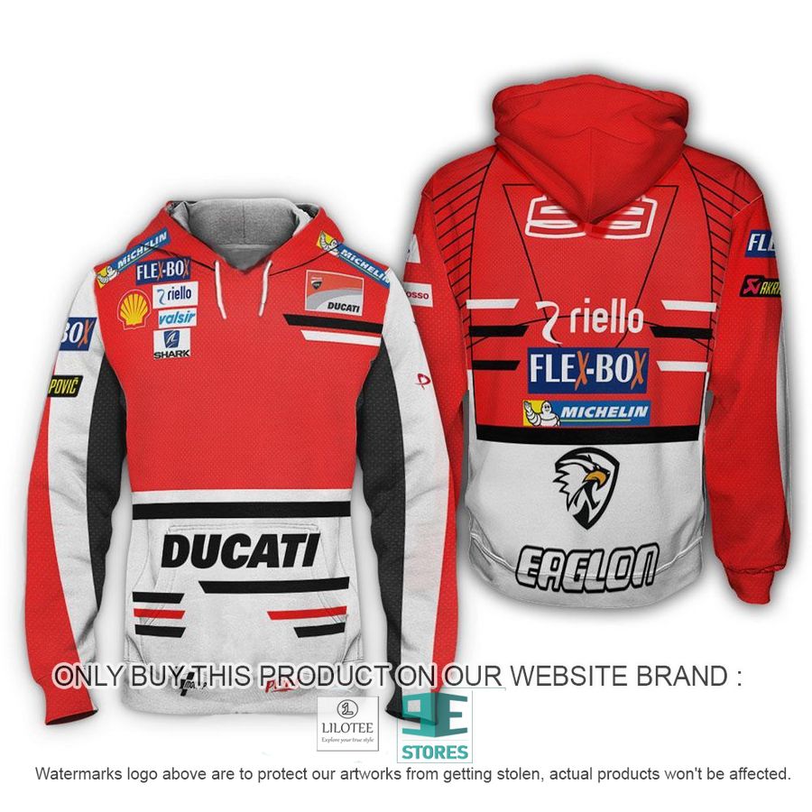 Ducati Andrea Dovizioso Racing Motogp 3D Shirt, Hoodie 4