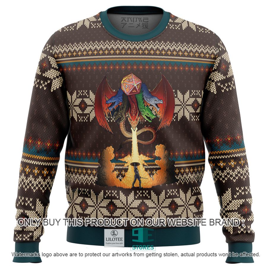 Dungeons And Dragons Knitted Wool Sweater 8