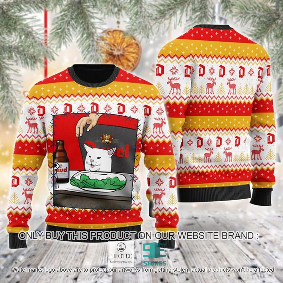 Duvel Beer Cat Meme Ugly Christmas Sweater - LIMITED EDITION 8
