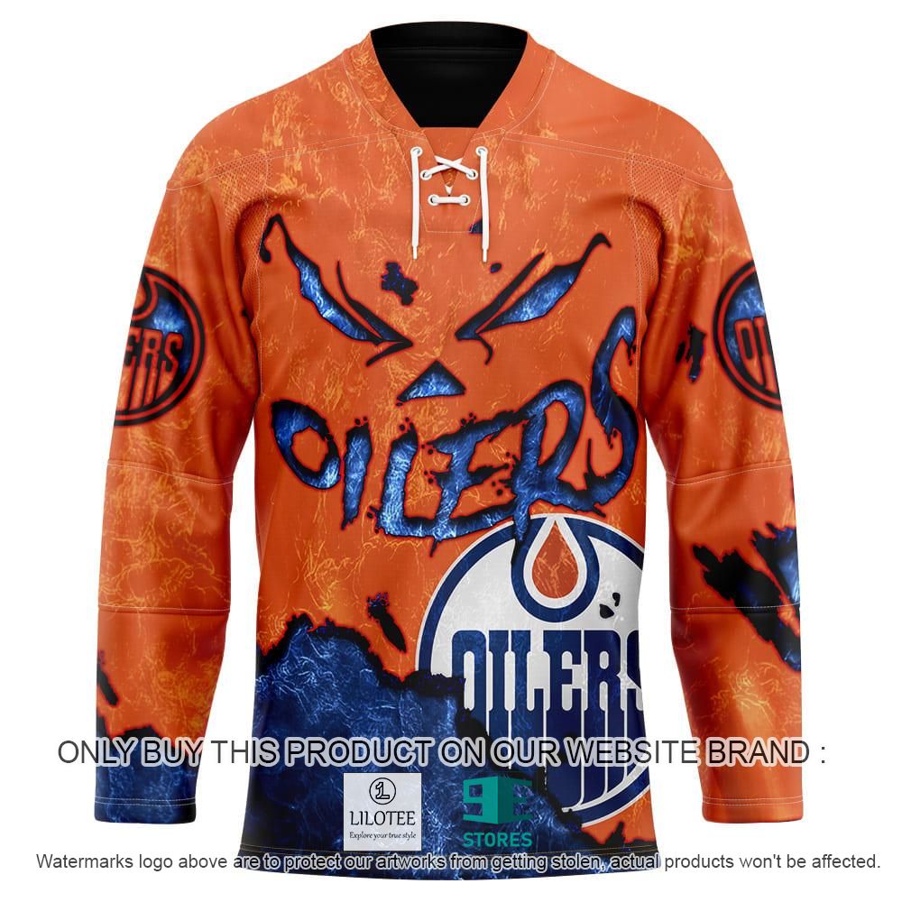 Edmonton Oilers Blood Personalized Hockey Jersey Shirt - LIMITED EDITION 21