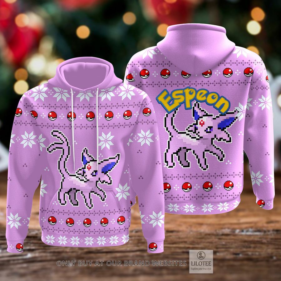 Eevee Espeon Ugly Pattern 3D Hoodie - LIMITED EDITION 10