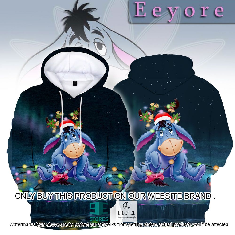 Eeyore Merry Christmas 3D Hoodie, Shirt - LIMITED EDITION 11