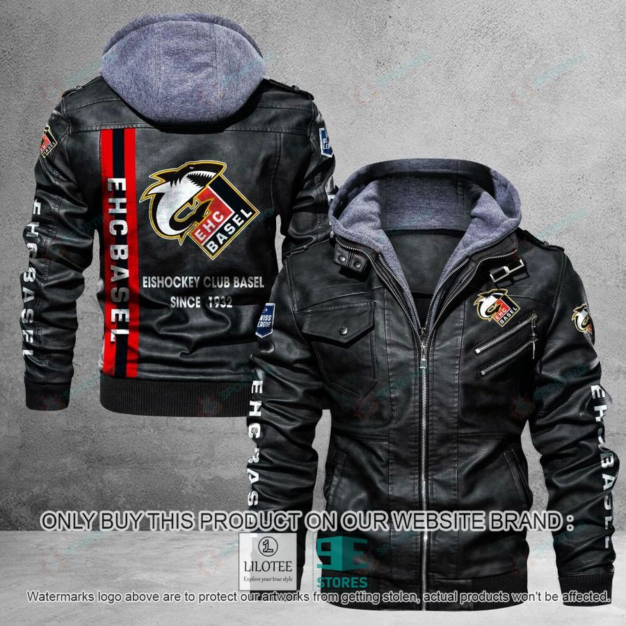 EHC Basel Since 1932 Leather Jacket - LIMITED EDITION 4