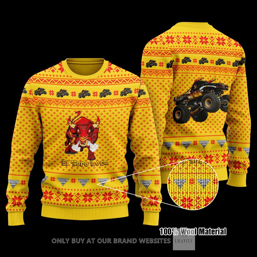 El Toro Loco Yellow Wool Sweater 9