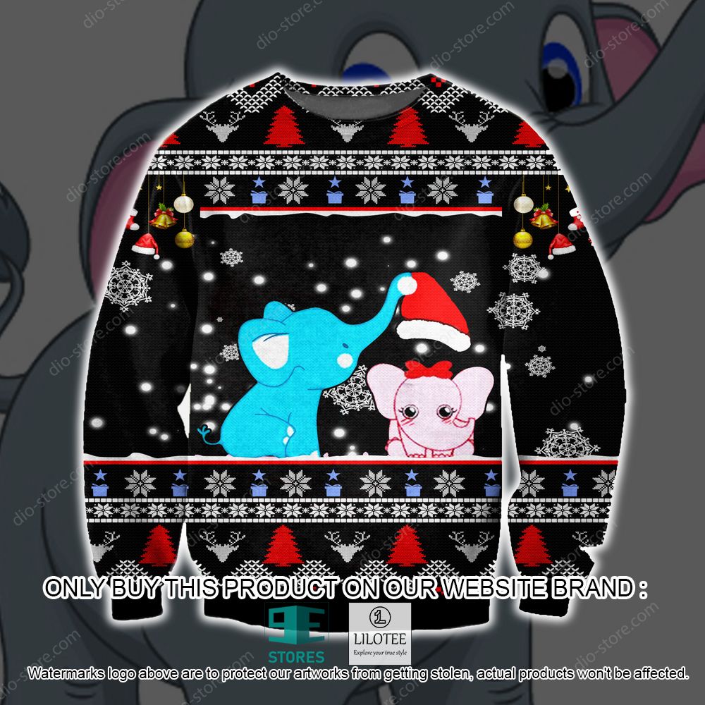 Elephant Cute Merry Christmas Ugly Christmas Sweater - LIMITED EDITION 11
