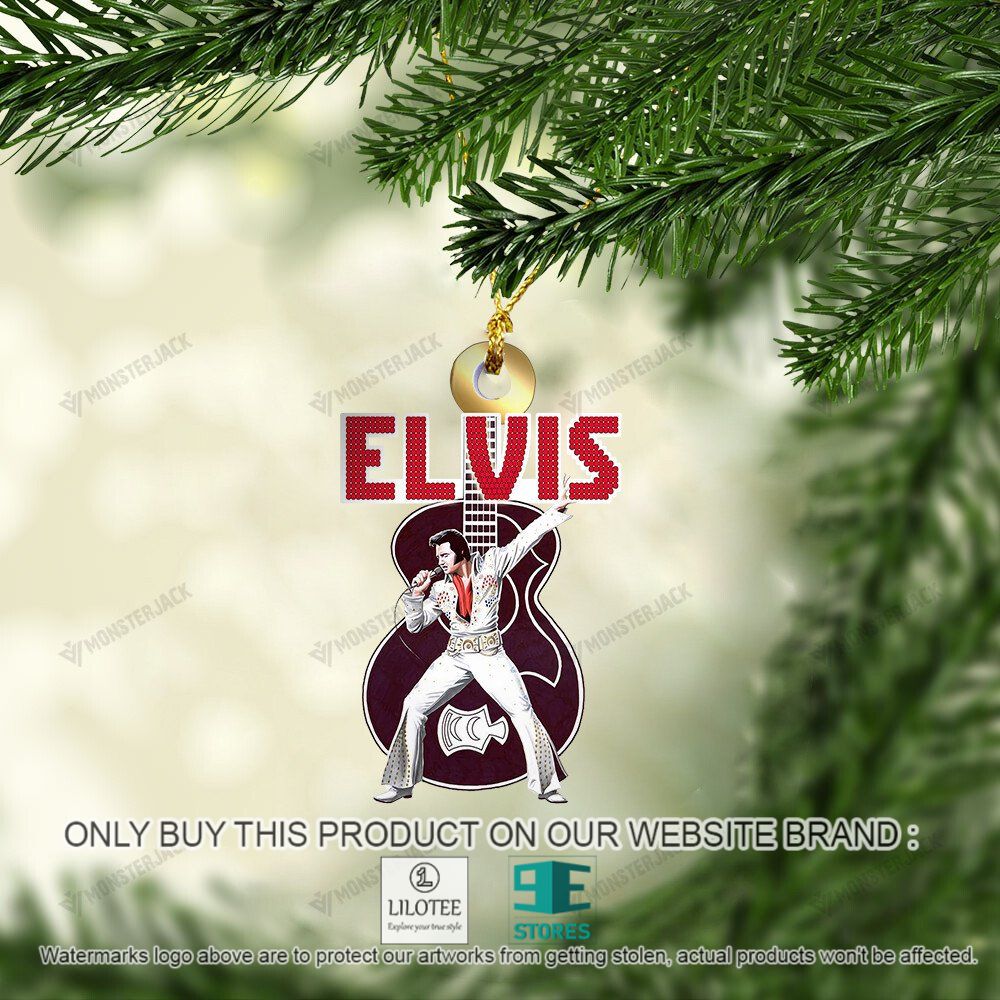 Elvis Presley Guitar Christmas Ornament - LIMITED EDITION 20