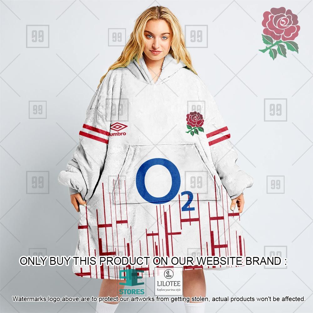 England Rugby Personalized Hoodie Blanket - LIMITED EDITION 11