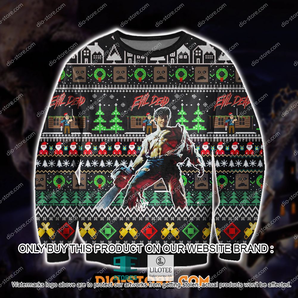 Evil Dead American Horror Film Ugly Christmas Sweater - LIMITED EDITION 11
