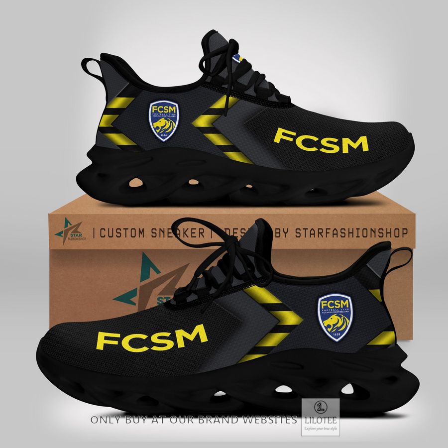 FC Sochaux-Montbeliard Ligue 1 and 2 Clunky Max Soul Shoes 9