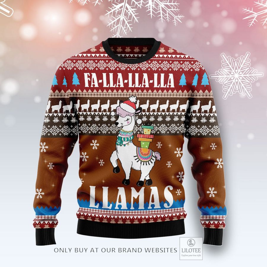 Fa Lla Lla Llamas Ugly Christmas Sweater - LIMITED EDITION 31