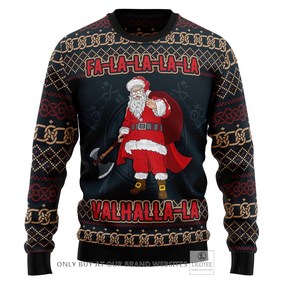 Falalala Valhallala Viking Ugly Christmas Sweater - LIMITED EDITION 25