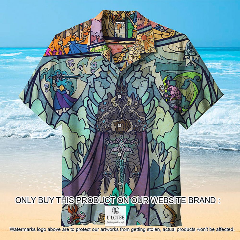 Fall of Arthas Warcraft Game Short Sleeve Hawaiian Shirt - LIMITED EDITION 13