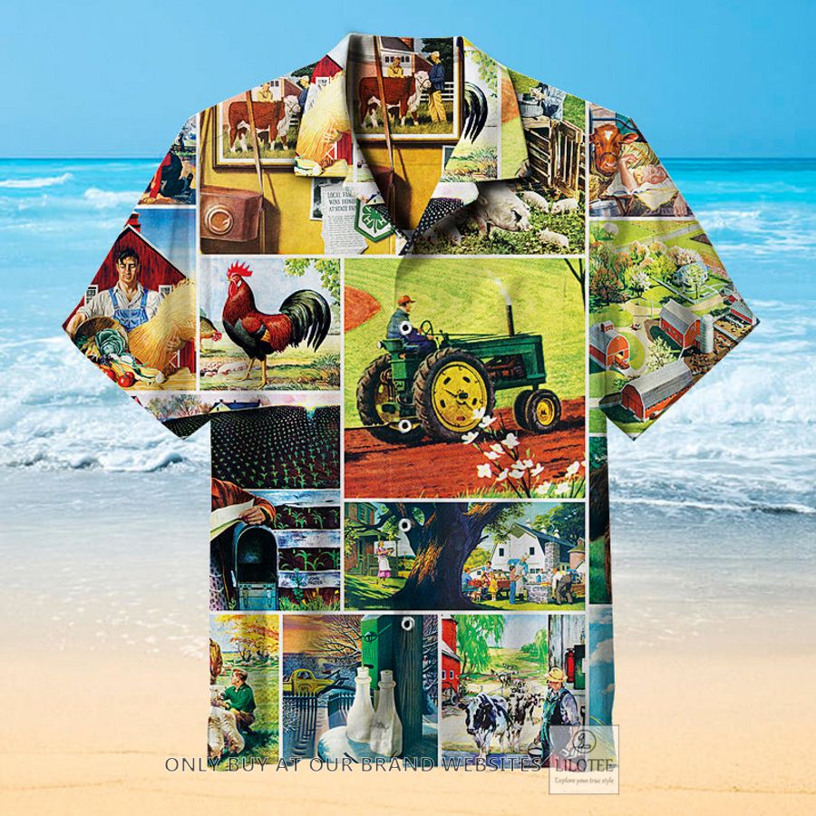 Farmland Collage Hawaiian Shirt - LIMITED EDITION 8