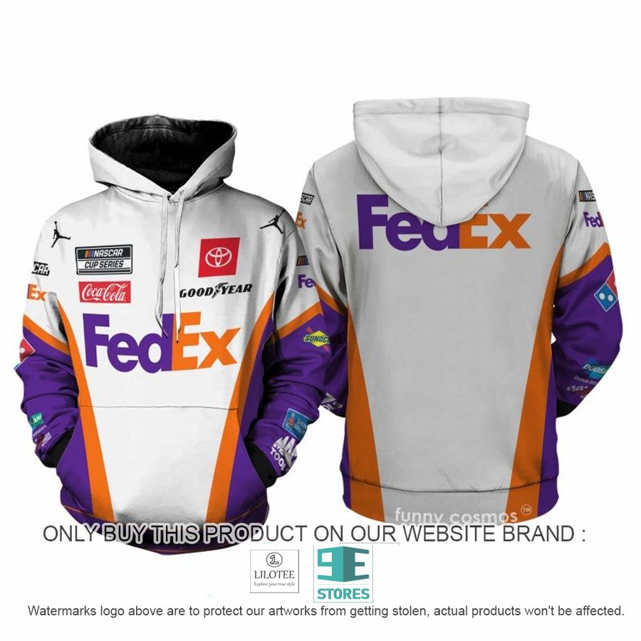FedEx Denny Hamlin Racing 3D Shirt, Hoodie 6