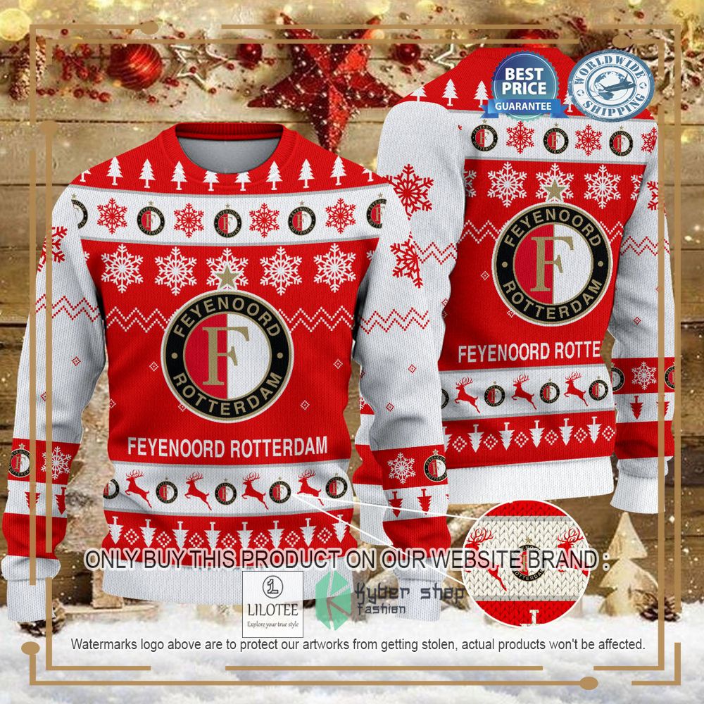 Feyenoord Rotterdam Ugly Christmas Sweater - LIMITED EDITION 6