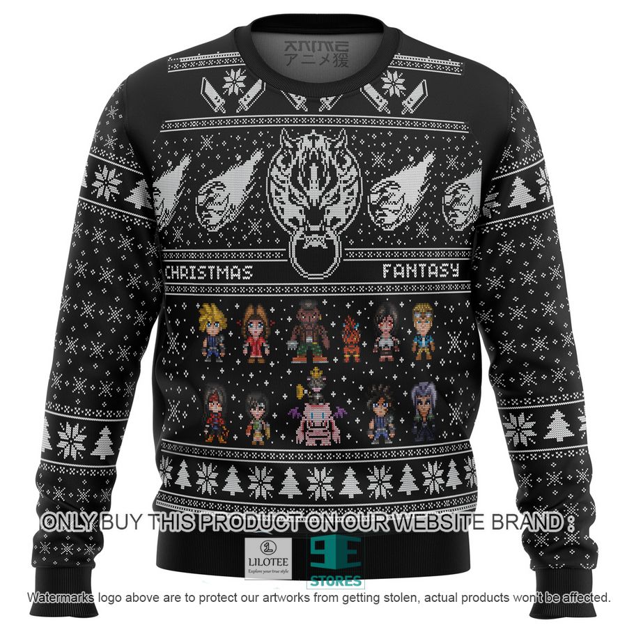 Final Fantasy 7 Vii Ff7 Premium Knitted Wool Sweater 41