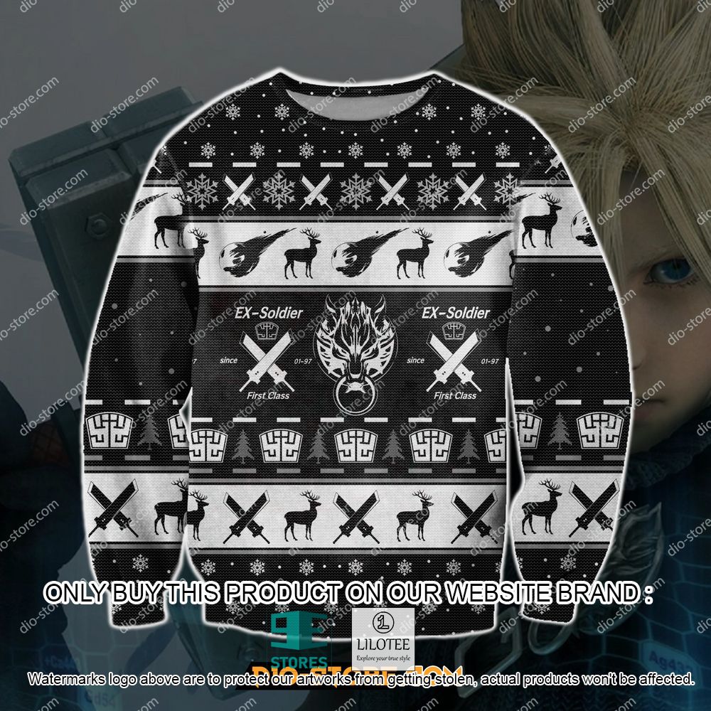 Final Fantasy Ex-Soldier Ugly Christmas Sweater - LIMITED EDITION 11