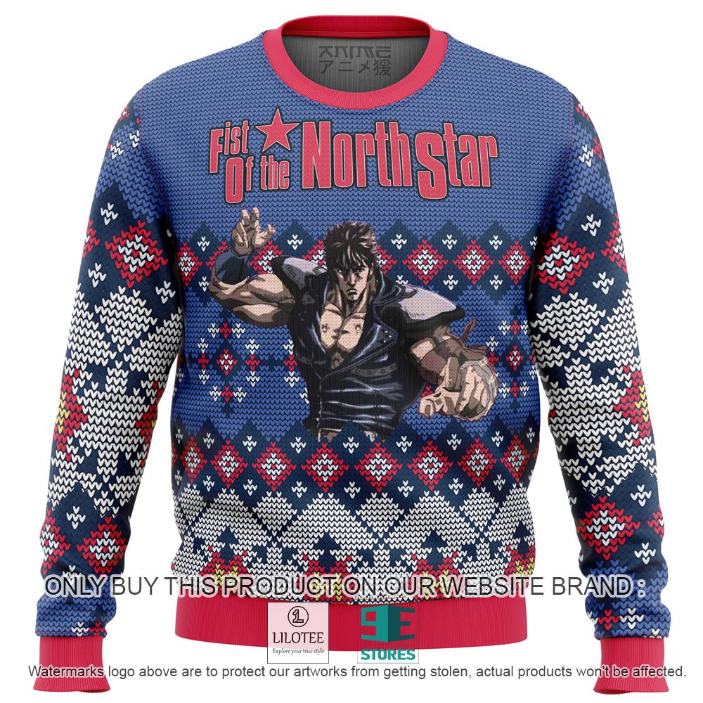 First of the North Star Alt ANIME Ugly Christmas Sweater - LIMITED EDITION 11