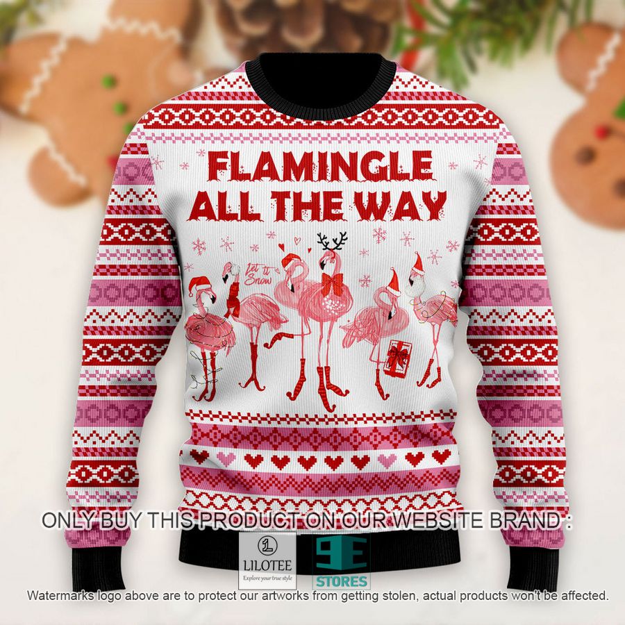 Flamingle All The Way Ugly Christmas Sweater - LIMITED EDITION 2