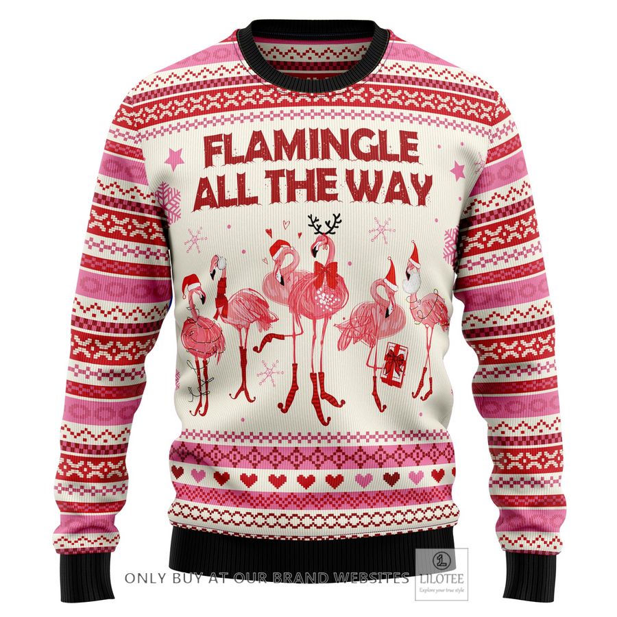 Flamingo Flamingle All The Ways Ugly Christmas Sweater - LIMITED EDITION 24