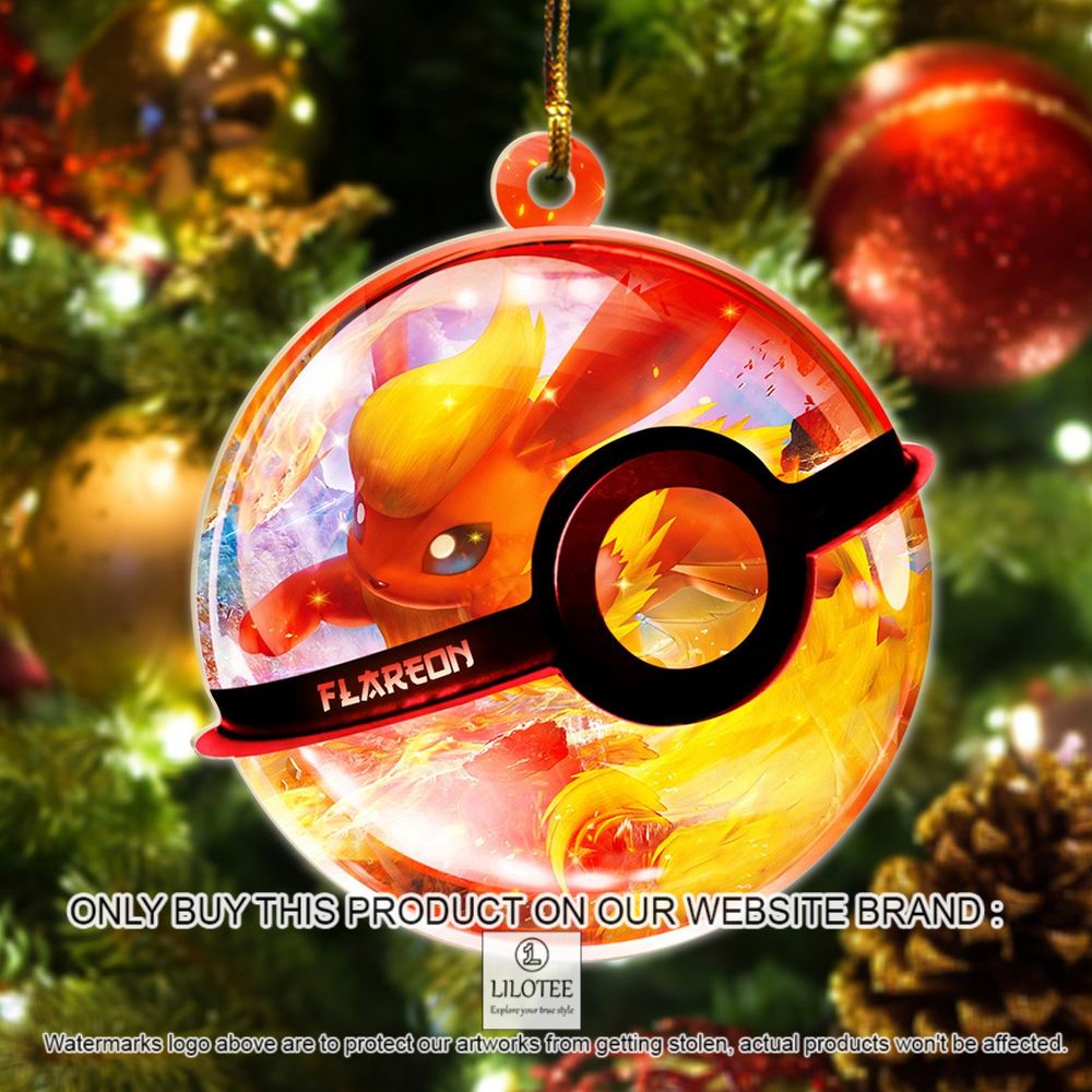 Flareon Pokemon Christmas Ornament - LIMITED EDITION 9