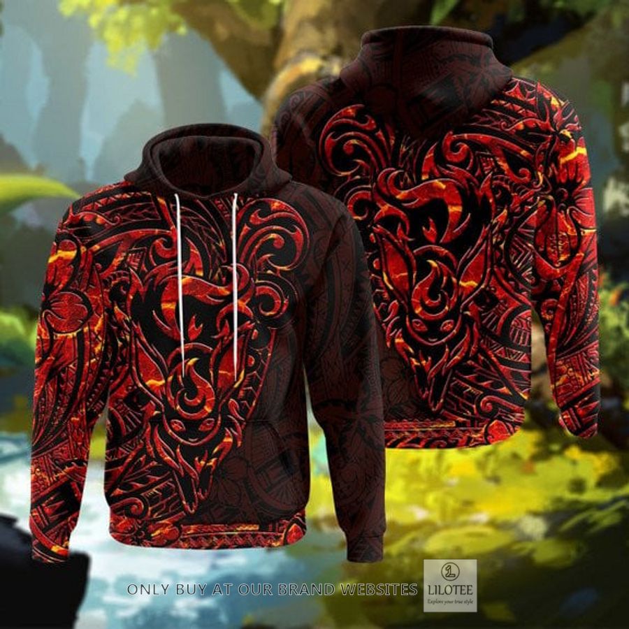 Flareon Polynesian 3D Hoodie - LIMITED EDITION 7