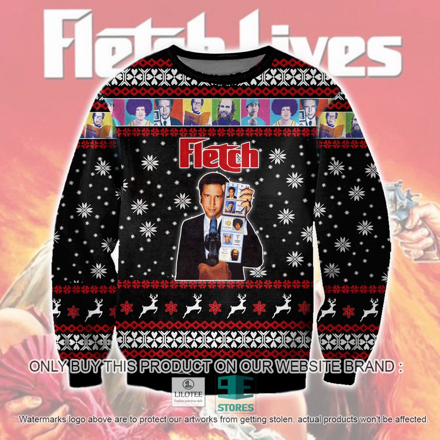 Fletch Ugly Christmas Sweater, Sweatshirt 17