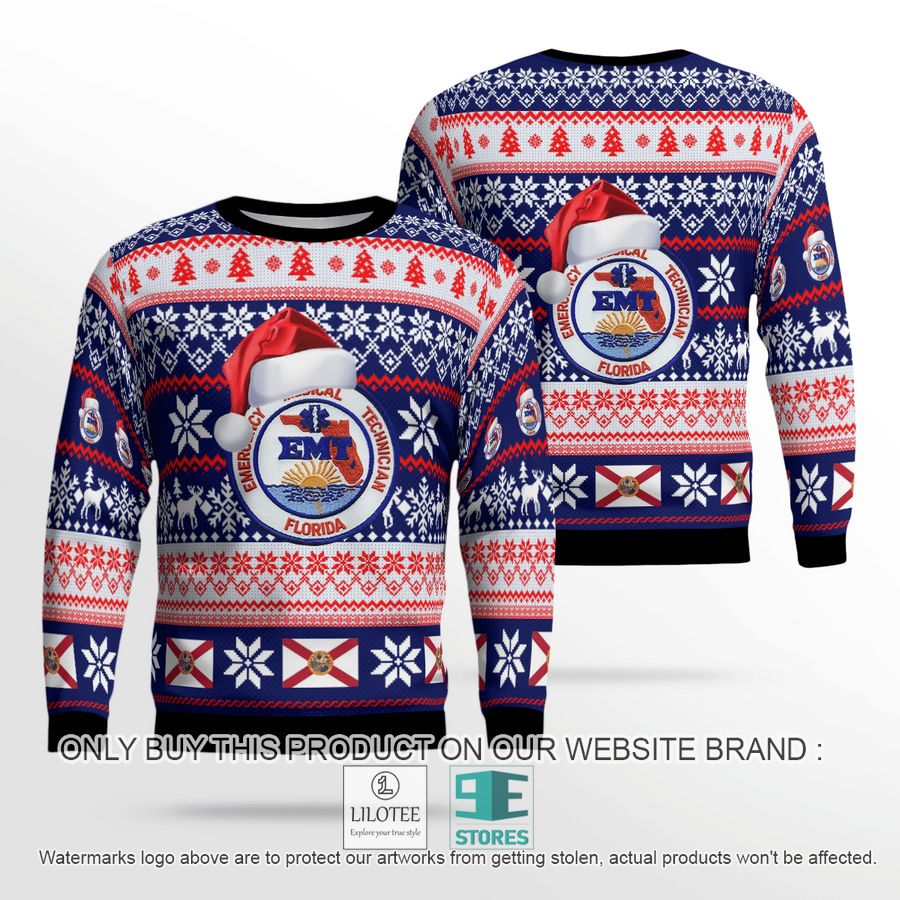 Florida EMT Christmas Sweater - LIMITED EDITION 19