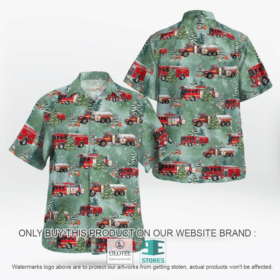 Florida Jacksonville Fire and Rescue Department Christmas Hawaiian Shirt - LIMITED EDITION 8