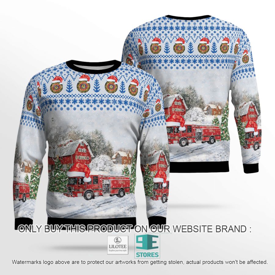 Florida, Jacksonville Fire And Rescue Department Christmas Sweater 44