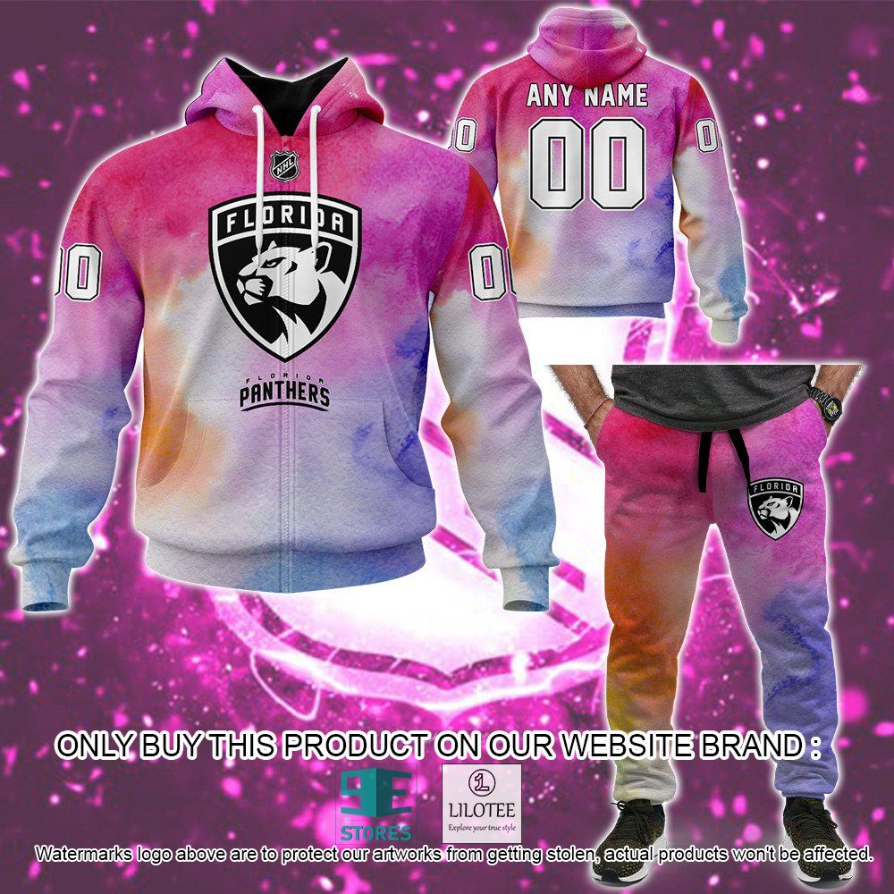 Florida Panthers Breast Cancer Awareness Month Personalized 3D Hoodie, Shirt - LIMITED EDITION 44
