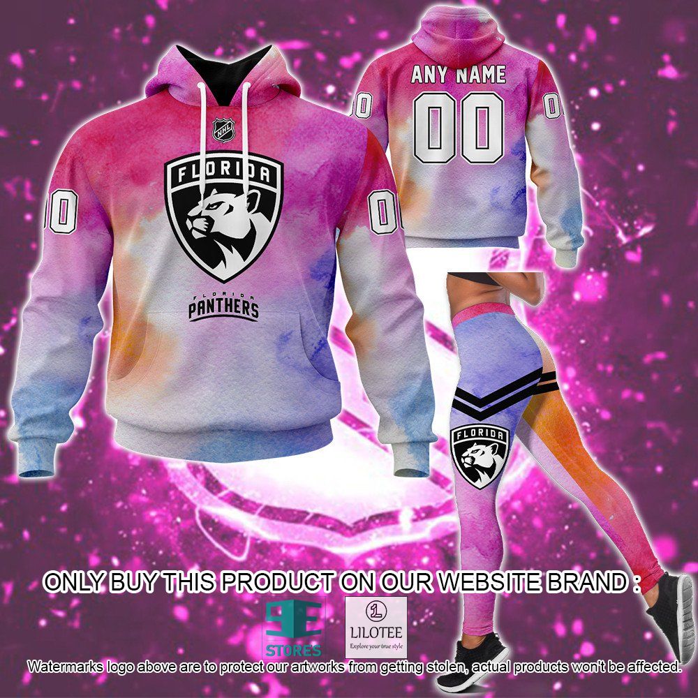 Florida Panthers Breast Cancer Awareness Month Personalized Hoodie, Legging - LIMITED EDITION 13